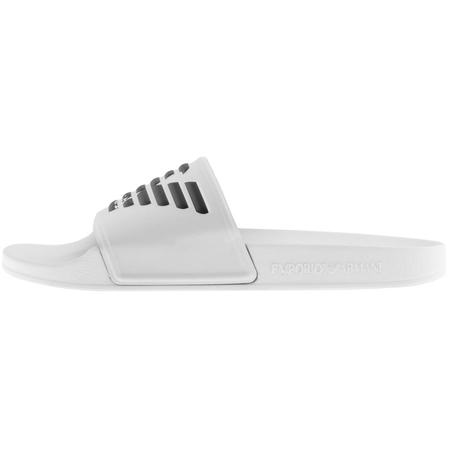 Alternative Image for ProductEmporio Armani Logo Sliders White2